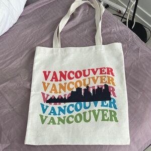 Vancouver Multi-Color Canvas Tote Bag